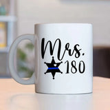 Personalized Police ID Love Gift White Mug Printed HN24342