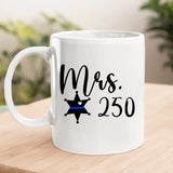 Personalized Police ID Love Gift White Mug Printed HN24342