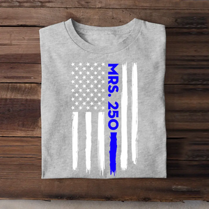 Personalized US Police ID Love Gift for Her for Him T-shirt Printed QTHN24376