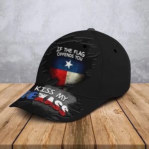 Personalized Texas Flag Kiss My Texass Cap QTVA24378