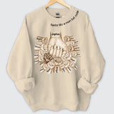 Personalized Auntie Like A Mom But Cooler Hands with Kid Names Sweatshirt Printed VQ24402