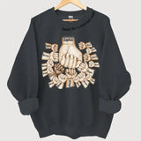 Personalized Auntie Like A Mom But Cooler Hands with Kid Names Sweatshirt Printed VQ24402