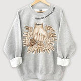 Personalized Auntie Like A Mom But Cooler Hands with Kid Names Sweatshirt Printed VQ24402