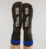 Personalized Police Custom Name Thin Blue Line 3D Socks Printed QTKH24418