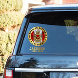 Personalized Canadian Army Veteran Custom Name Decal Printed AHKH24439