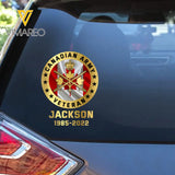 Personalized Canadian Army Veteran Custom Name Decal Printed AHKH24439