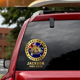 Personalized Australian Army Veteran Custom Name Decal Printed AHKH24439