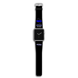 Personalized US State Police Officer Custom Time & ID Apple or Samsung Huawei Watch Band Leather Printed QTKH24456