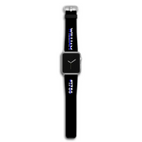 Personalized Police Officer Custom Name & ID Apple or Samsung Huawei Watch Band Leather Printed QTHN24459