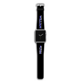 Personalized Police Officer Custom Name & ID Apple or Samsung Huawei Watch Band Leather Printed QTHN24459