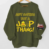 Personalized Ain't Nothing But A Jeep Thang Jeep Girl Custom Name Sweatshirt Printed VQ24471