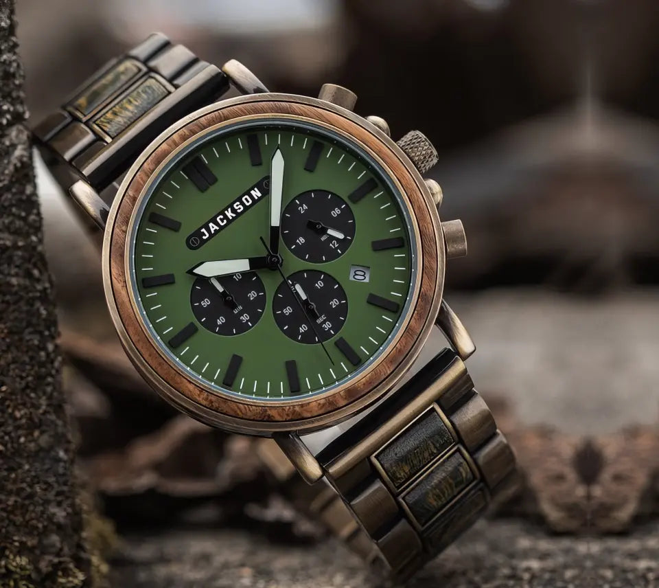 Personalized Australian Amry Veteran Custom Name & Served Time Wooden Watch Printed KVH24468