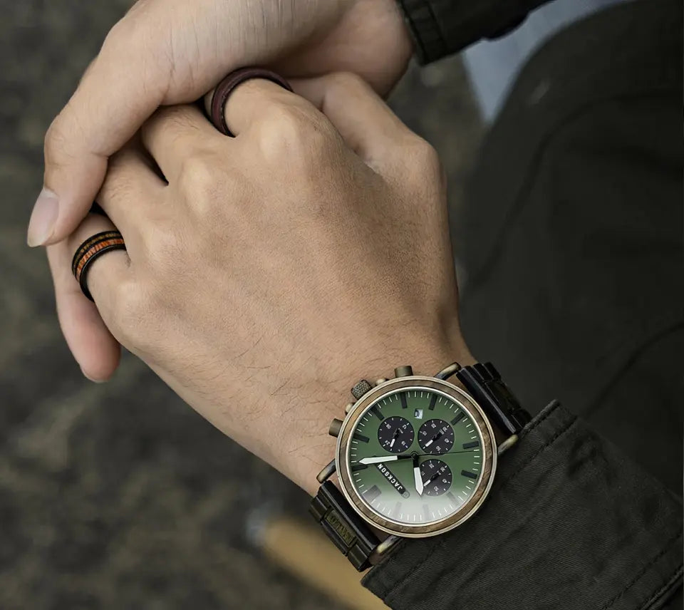 Personalized Australian Amry Veteran Custom Name & Served Time Wooden Watch Printed KVH24468