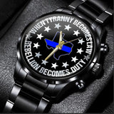 Personalized When Tyranny Becomes Law Rebellion Becomes Duty Police US State Watch Printed AHLVA24466