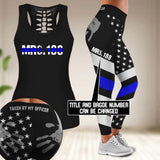 Personalized US Police Custom ID Legging or Hollow-out Tank Printed QTVQ24491