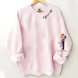 Personalized Police Couple Officer Wife Custom Name Sweatshirt Printed QTKVH24496