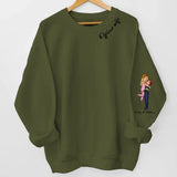 Personalized Police Couple Officer Wife Custom Name Sweatshirt Printed QTKVH24496