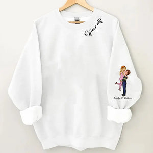 Personalized Police Couple Officer Wife Custom Name Sweatshirt Printed QTKVH24496