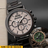 Personalized Jeep Custom Name Wooden Watch Printed KVH24475