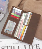 Personalized US Military Retired Veteran Leather Long Wallet QTKH24500