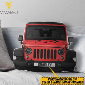 PERSONALIZED JEEP PILLOW PRINTED NOV-DT26