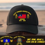 Personalized Royal Canadian Mounted Police Custom Rank & Name Black Cap 2D Printed VQ24539