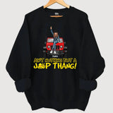 Personalized Ain't Nothing But A Jeep Thang Jeep Girl Sweatshirt Printed HN24553