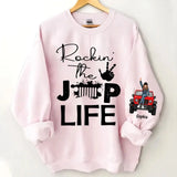 Personalized Rockin The Jeep Life Jeep Girl Sweatshirt Printed HN24556