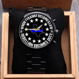 Personalized When Tyranny Becomes Law Rebellion Becomes Duty Police US State Watch Printed AHLVA24466