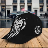 Personalized Skull US Hunting Cap 3D Printed QTKH24560