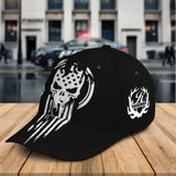 Personalized Skull US Hunting Cap 3D Printed QTKH24560