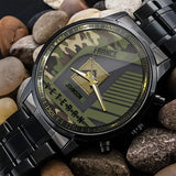 Personalized French Veteran Rank Camo Custom Name Watch Printed VQ24575