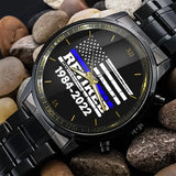 Personalized Retired US Police Served Time Watch Printed KVH24580