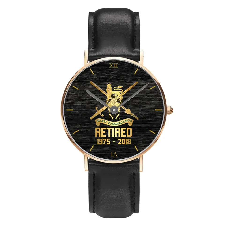 Personalized Retired New Zealand Veteran Branch Logo Custom Time Women Watch Printed QTVQ24588