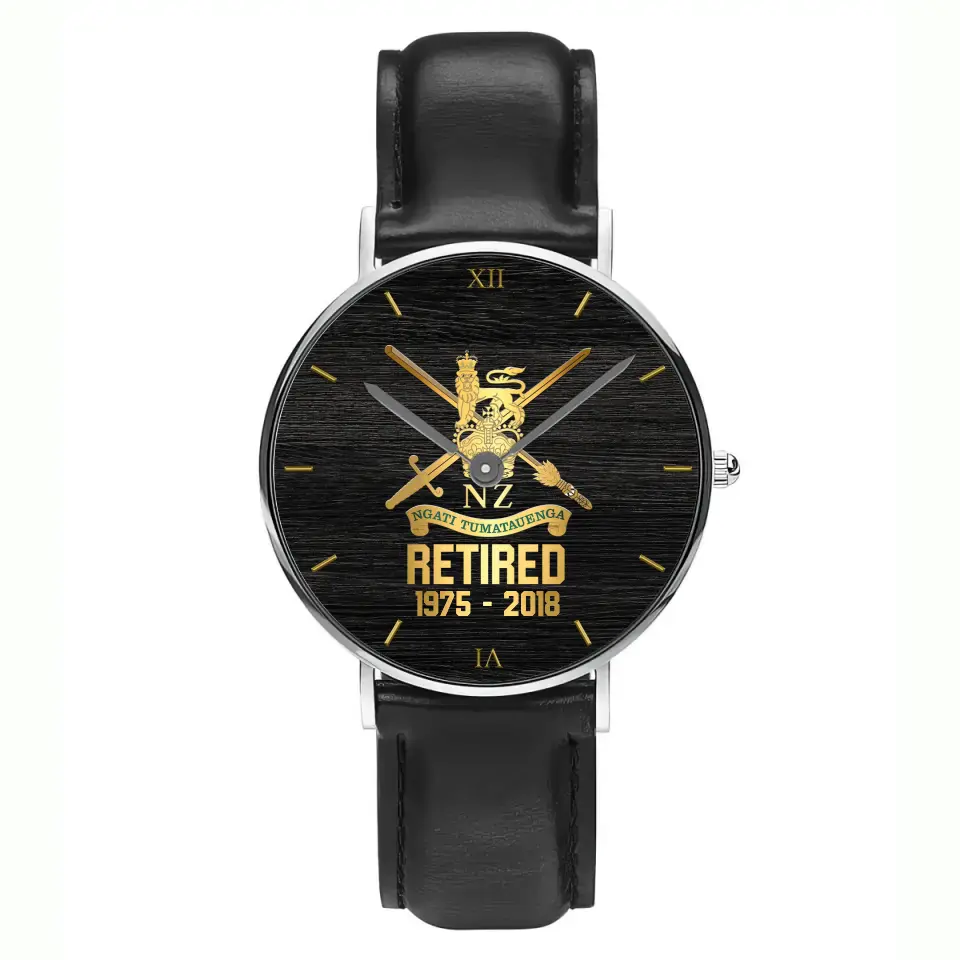 Personalized Retired New Zealand Veteran Branch Logo Custom Time Women Watch Printed QTVQ24588