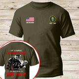 Personalized US Veterans Of Course I'm Going to Hell I'm Just Here To Pick Up You T-shirt Printed QTKH24389