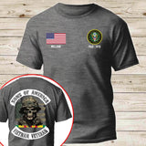 Personalized Sons Of America Vietnam Veteran United States Logo Custom Name & Time T-shirt Printed QTLVA24256