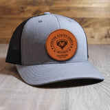 Personalized United States Army Retired Rank Camo Leather Patch Hat Printed QTPVD23284