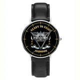 Personalized Ready To Fight Australian Veteran Rank Camo Women Watch Printed AHVA24601