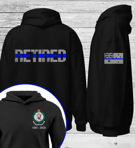 Personalized Retired Australian Police Logo Custom Time Hoodie 2D Printed LVA24624