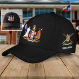 Personalized New Zealand Army Logo Custom Name Black Cap Printed QTVA24606