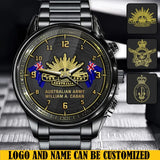 Personalized Australian Army Veteran Custom Name Watch Printed QTVQ24631
