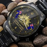 Personalized Australian Army Veteran Custom Name Watch Printed QTVQ24631