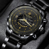 Personalized US Army Veteran Rank Camo Custom Time Watch Printed AHVA24638