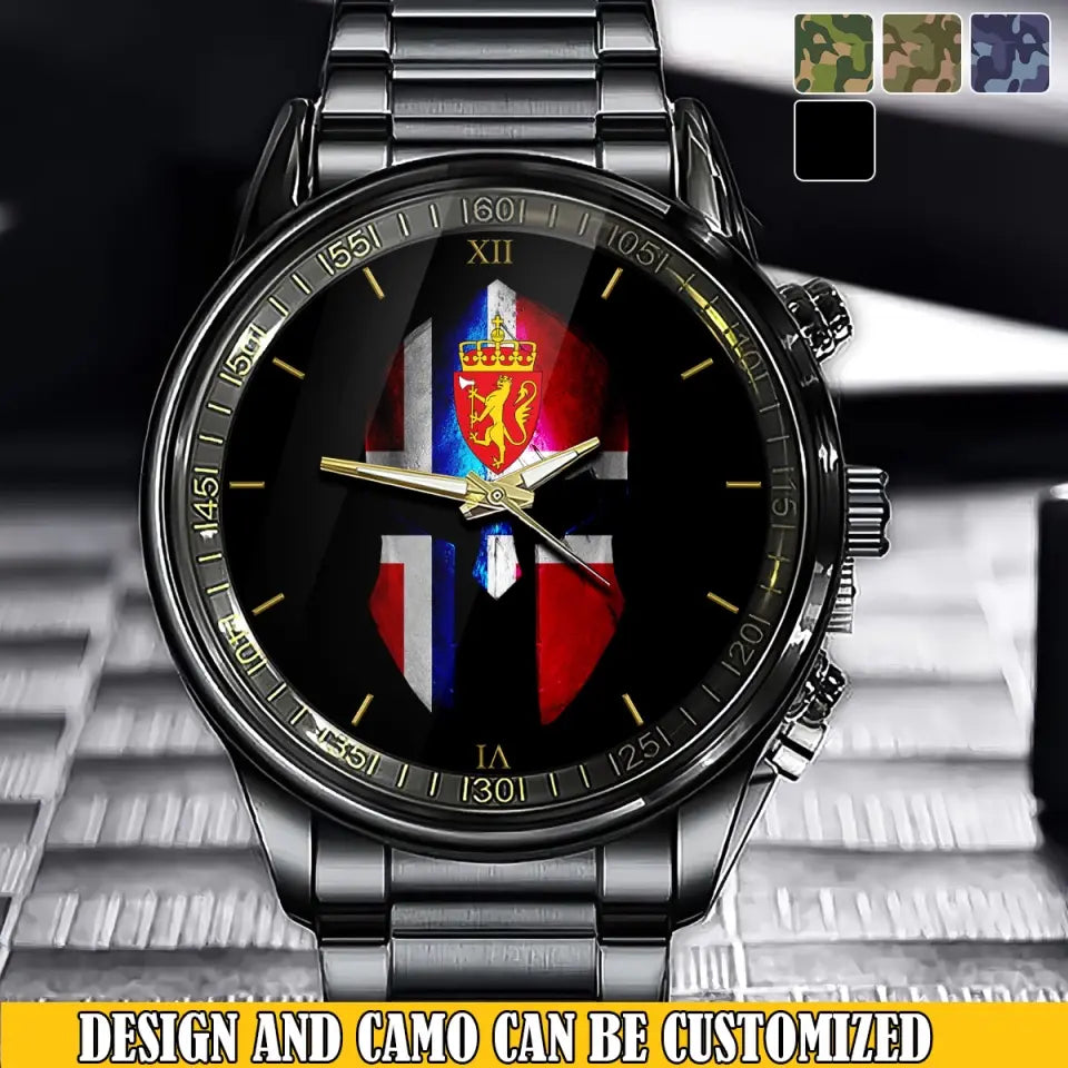 Personalized Norwegian Soldier Mask Watch Printed AHVQ24637