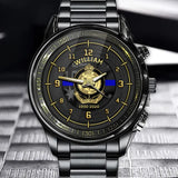 Personalized Australian Police Branch Logo Custom Name & Time Watch Printed LVA24645