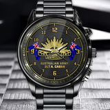 Personalized Australian Army Veteran Custom Name Watch Printed QTVQ24631