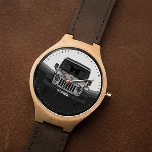 Personalized Jeep Wooden Watch For Jeep Girl 24653HN