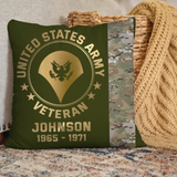 Personalized US Veteran Pillow Printed AHKVH231345
