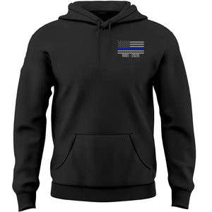 Personalized Retired US Police Branch Rank Camo Custom Time Hoodie 2D Printed KVH24657